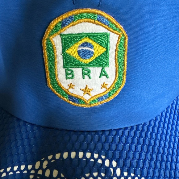 Brazil Volleyball‎ Hat Olympics Volei Volleyball Blue Unisex Olympikus Brasil - Picture 2 of 8